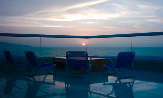 Resort atardecer